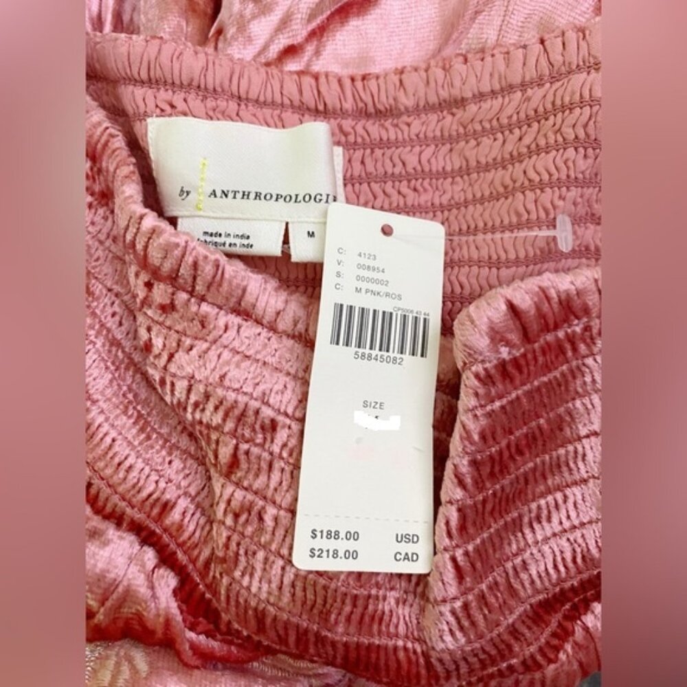 Anthropologie Rosie Embroidered Velvet Joggers - Picture 9 of 13